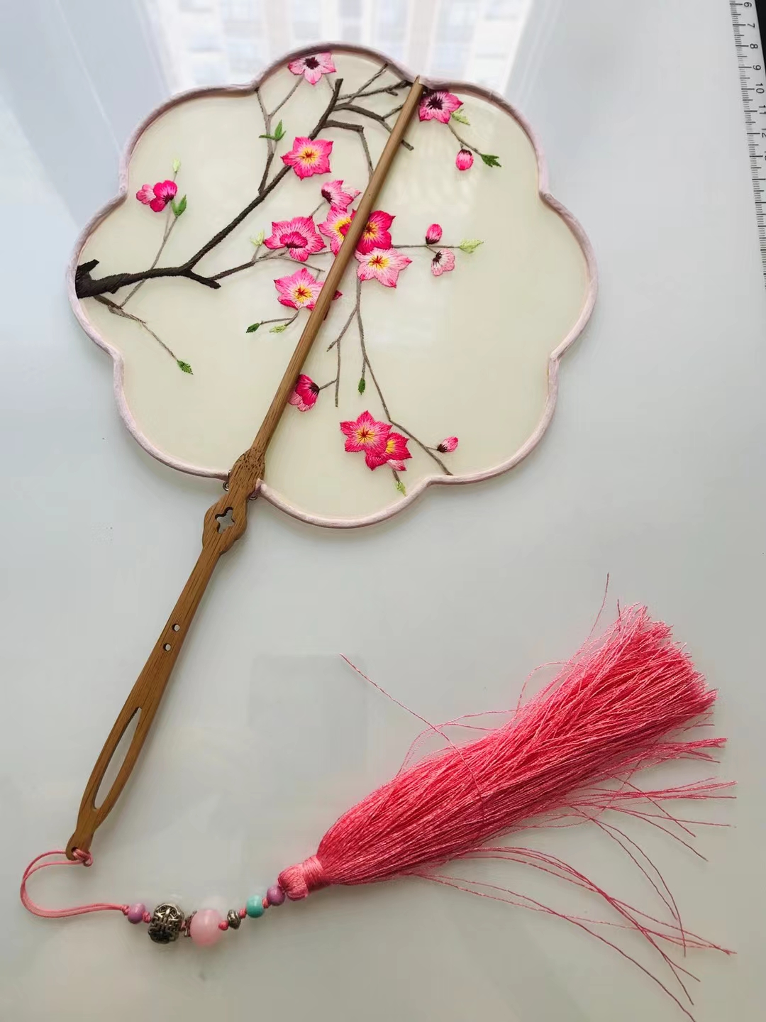 花木静物扇子