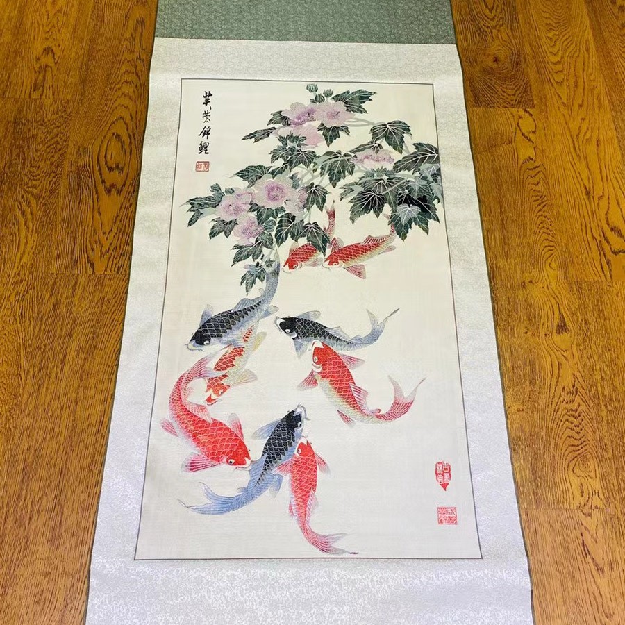 蜀锦大芙蓉鲤鱼